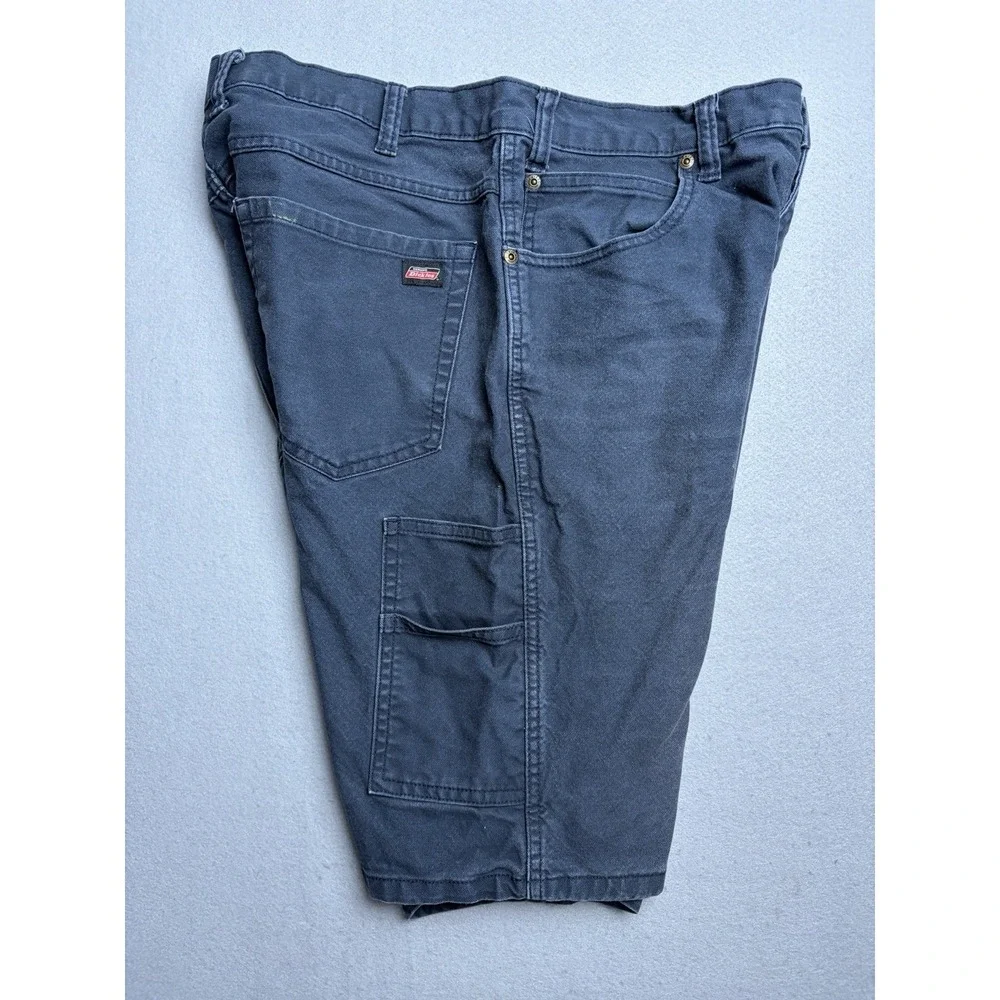 Dickies Denim Utility Jean Shorts Washed Black Men's 34 Inseam 10.5